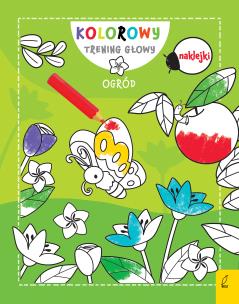 Okładka książki Kolorowy trening głowy. Ogród