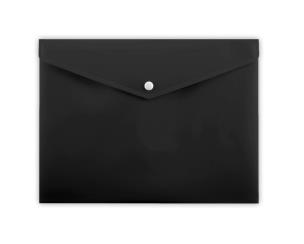 Opakowanie Koperta na zatrzask A4 PP-113 czarna PENMATE