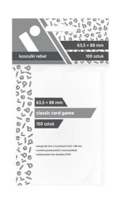 Opakowanie Koszulki CCG 63,5x88 (100szt) REBEL