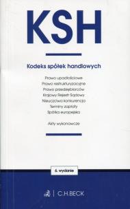 Okładka książki KSH ORAZ USTAWY TOWARZYSZĄCE WYD. 6