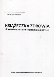 Okładka książki Książeczka zdrowia do celów sanitarno-epidemiologicznych