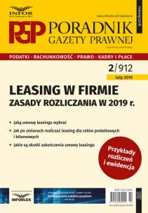 Opakowanie Leasing w firmie Zasady rozliczania w 2019 r