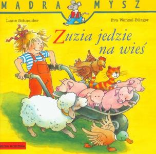Okładka książki Mądra mysz - Zuzia jedzie na wieś