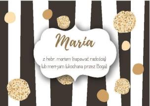 Opakowanie Magnes Imiona - Maria