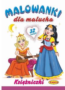 Okładka książki Malowanki dla malucha Księżniczki