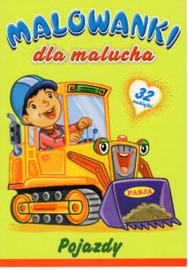 Okładka książki Malowanki dla malucha Pojazdy