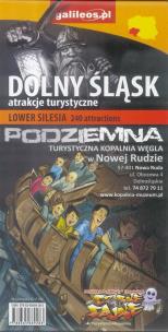 Okładka książki Mapa atrakcji tur. - Dolny Śląsk w. angielska