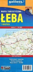 Okładka książki Mapa turystyczna - Łeba i okolice 1:10 000