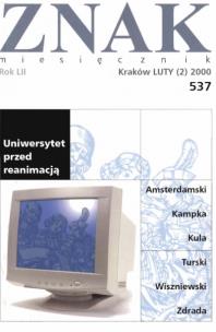 Okładka książki Miesięcznik ZNAK. Numer 537