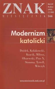 Okładka książki Miesięcznik ZNAK. Numer 561