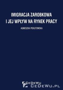 Okładka książki Migracja zarobkowa i jej wpływ na rynek pracy
