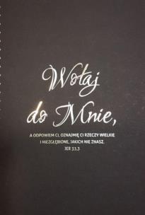 Opakowanie Mój dziennik -złocony czarny - Wołaj do mnie...