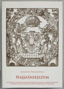 Okładka książki Najjaśniejszym katalog starodruków