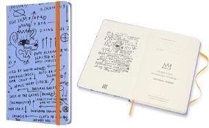 Opakowanie Notes gładki L Basquiat liliowy MOLESKINE