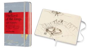 Opakowanie Notes linia Władca Pierścieni szary MOLESKINE
