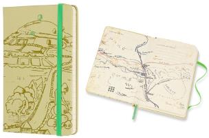 Opakowanie Notes linia Władca Pierścieni zielony MOLESKINE