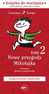 Okładka książki Nowe przygody Mikołajka. Tom 2. Książka audio CD MP3 - Audiobook