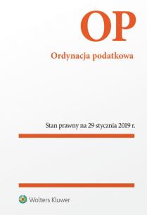 Okładka książki Ordynacja podatkowa w.25 St.pr.29.01.2019
