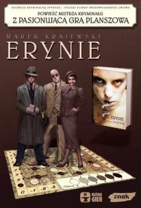 Okładka książki Pakiet Erynie z grą - M. Krajewski