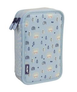 Opakowanie Piórnik 2 poz. z wyprawką Berrywood niebieski