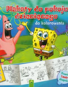 Okładka książki Plakaty do kolorowania - Sponge Bob