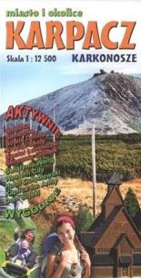 Okładka książki Plan miasta - Karpacz i okolice 1:12 500