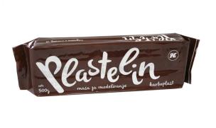 Opakowanie Plastelina brązowa 500g KARBON