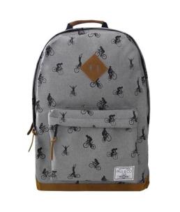 Opakowanie Plecak dwukomorowy szary Rowery