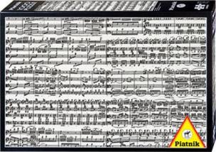 Okładka książki Puzzle 1000 - Nuty PIATNIK