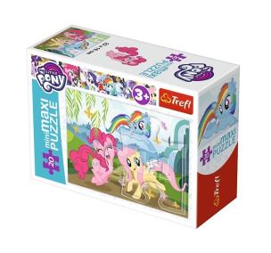 Opakowanie Puzzle 20 miniMaxi Wesoły dzień kucyków 1 TREFL
