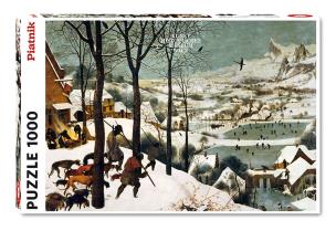Puzzle Bruegel, Myśliwi na Śniegu 1000. Wydawca: Piatnik. Multiszop.pl Opakowanie Puzzle Bruegel, Myśliwi na Śniegu 1000
