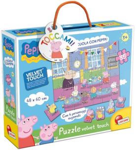 Opakowanie Puzzle Świnka Peppa w szkole velvet touch 35