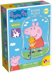 Opakowanie Puzzle Świnka Peppa z misiem 12