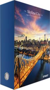Opakowanie Segregator A4 Skyline City 7cm STREET