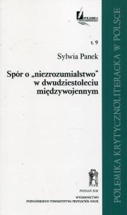 Okładka książki Spór o niezrozumialstwo w dwudziestoleciu międzywojennym Tom 9