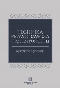 Okładka książki Technika prawodawcza II Rzeczypospolitej