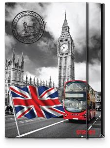 Okładka książki Teczka A4 z gumką My City STREET