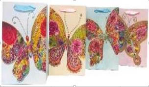 Opakowanie Torebka Lux Rusałka z brokatem duża A4 ROZETTE