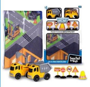 Opakowanie Transport miejski - Auta budowlane z matą