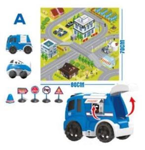 Opakowanie Transport miejski - Auto policja z matą