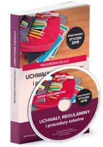 Okładka książki Uchwały regulaminy i procedury szkolne Kompendium prawa wewnątrzszkolnego