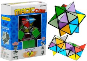 Opakowanie Układanka Logiczna Magic Cube Kostka Rubik Gwiazda