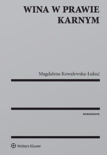 Okładka książki Wina w prawie karnym
