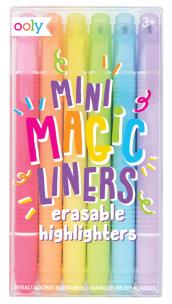 Opakowanie Wymazywalne zakreślacze Mini Magic Liners