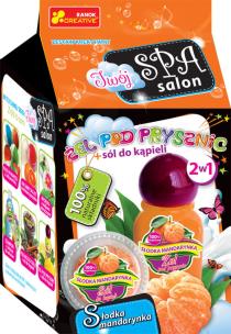 Okładka książki Żel pod prysznic & sól do kąpieli. Słodka mandar.
