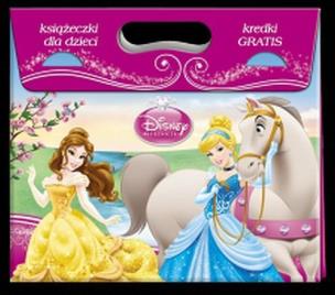 Okładka książki Zestaw książek z kredkami - Disney Księżniczka