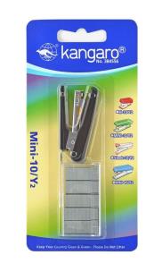 Opakowanie Zszywacz Kangaro mini 10/Y2 zszywa do 10 kartek czarny