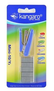 Opakowanie Zszywacz Kangaro mini-10/Y2 10 kart niebieski + zszywki
