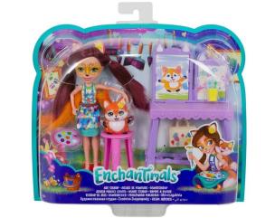 Opakowanie Barbie Enchantimals lalka+zwierzątka,różne rodzaje