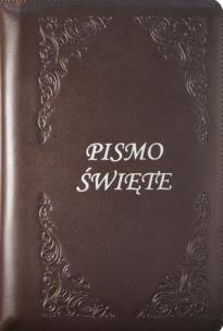 Okładka książki Biblia Tysiąclecia - oazowa, brąz, paginatory